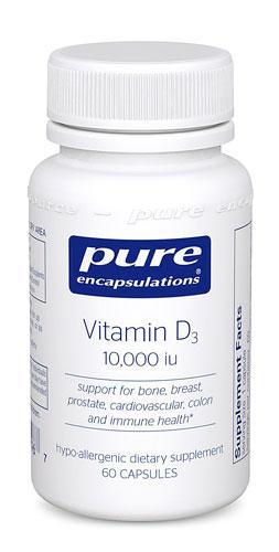 Vitamin D3 10,000 IU - 60 Vegetarian Capsule