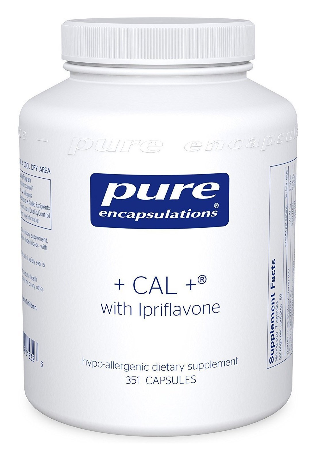 CAL + with Ipriflavone - 351 Vegetarian Capsules
