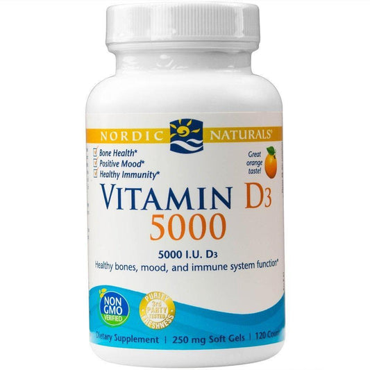 Vitamin D3 Orange Flavor 250 mg - 120 Softgels