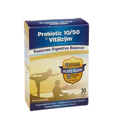 Vitalzym Probiotic 10/50- 30 Vegetarian Capsules