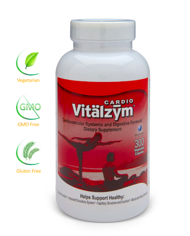 Vitalzym Cardio - 300 Vegetarian Capsules