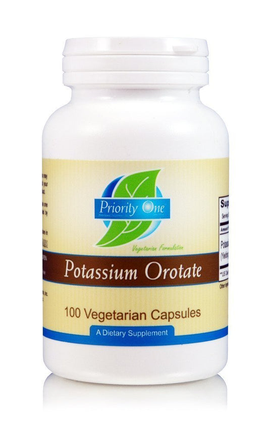 Potassium Orotate - 100 Vegetarian Capsules