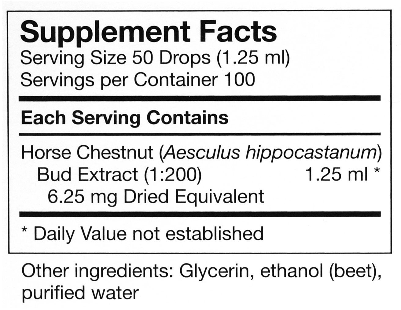 Aesculus Hippocastanum - 125 ml