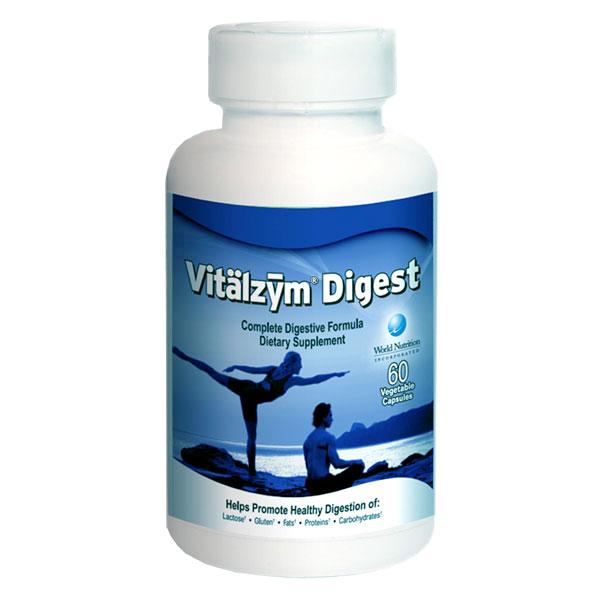 Vitalzym Digest - 60 Vegetarian Capsules